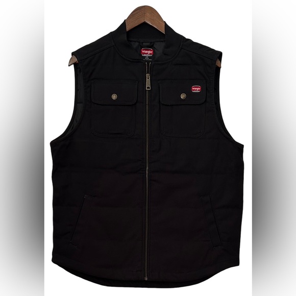 New Men’s Wrangler Quilted Lined Work Vest SZ 3XL - Picture 1 of 2